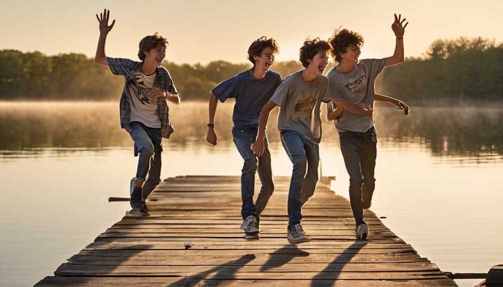 three boys shape finny