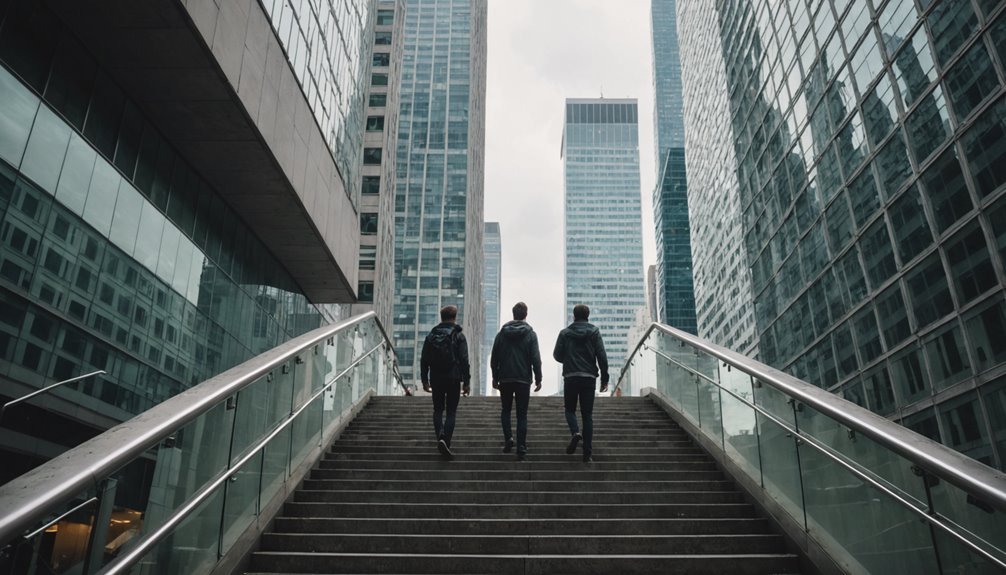 stairs creating urban intrigue
