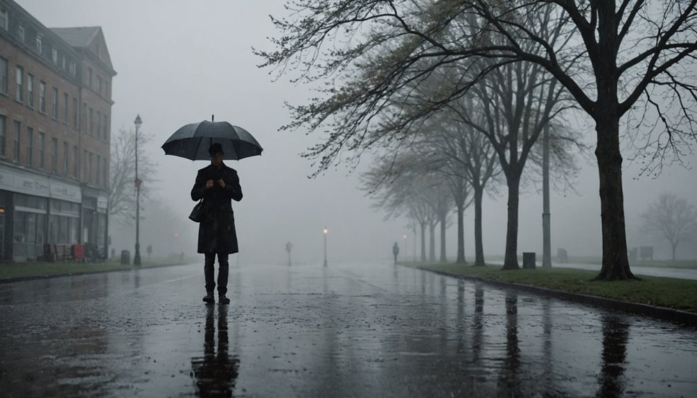 rain as emotional catalyst