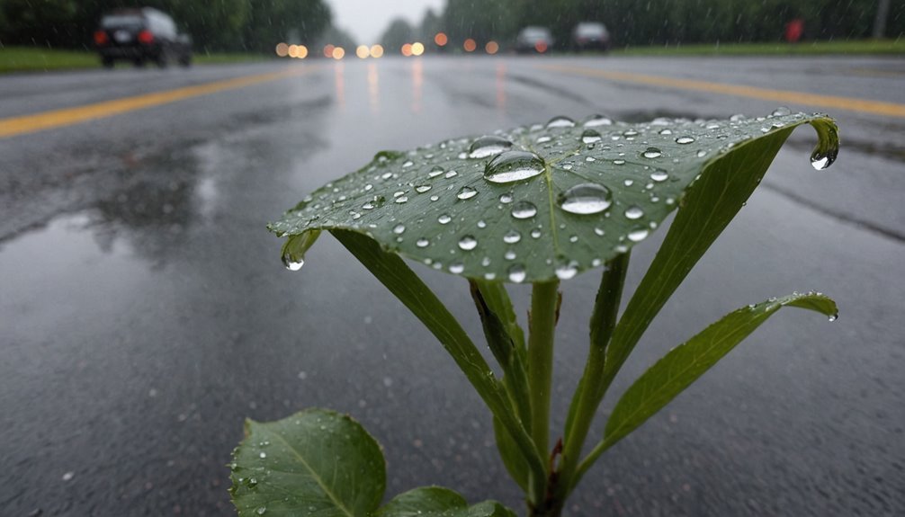 rain symbolizes irreversible emotional loss